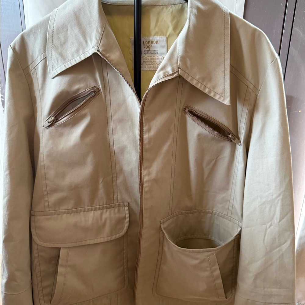 London Fog Men’s Beige Lightweight Field Jacket